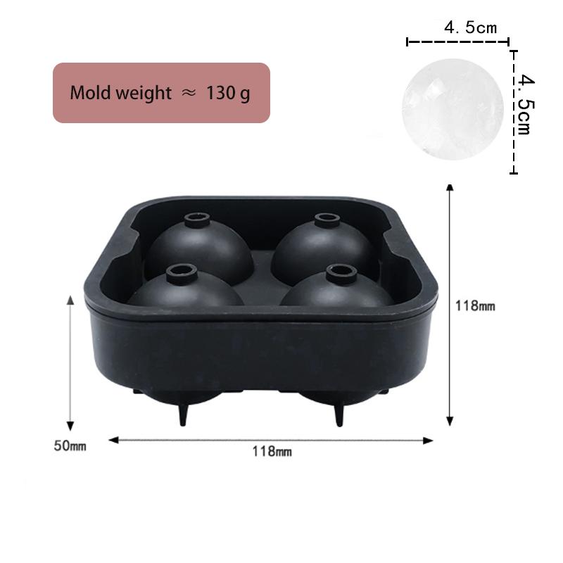 4/6 cavity silicone ice hockey tray, reusable round ice cube mold, perfect tool for frozen cocktails in kitchen bars
4/6 cavity silicone ice hockey tray, reusable round ice cube mold, perfect tool for frozen cocktails in kitchen bars