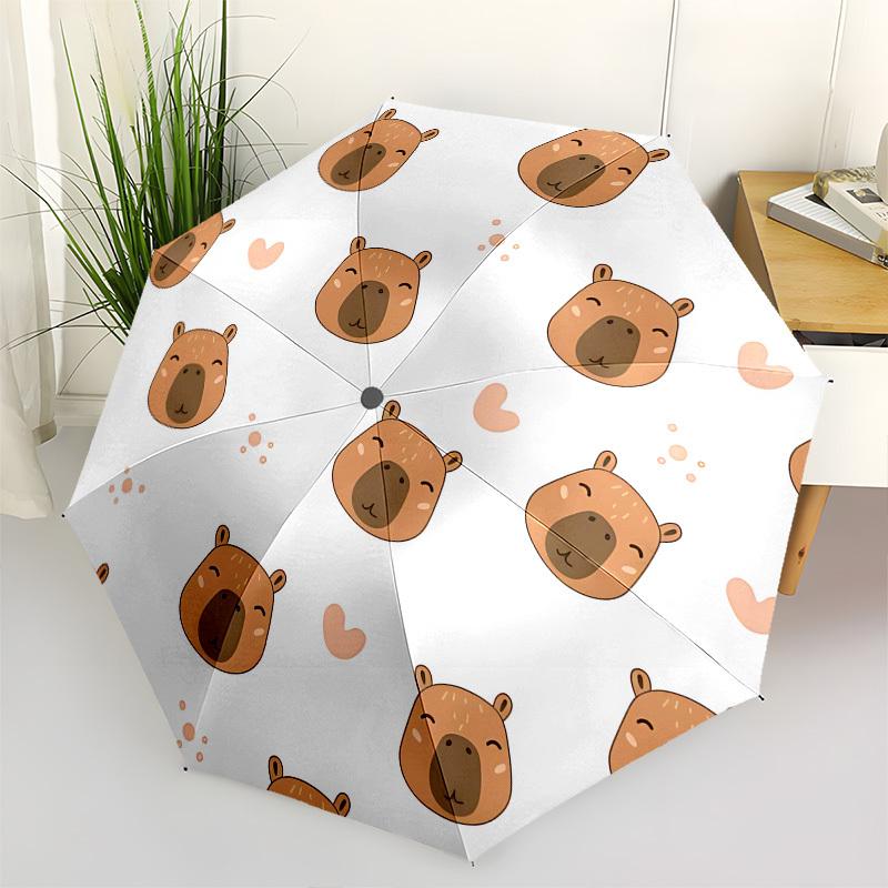 Capybara Faces Heart Automatic Folding umbrella Compact 8 rib Design,Unique Style,Suitable for Everyday Outdoor Use,Perfect Gift for Fr
Capybara Faces Heart Automatic Folding umbrella Compact 8 rib Design,Unique Style,Suitable for Everyday Outdoor Use,Perfect Gift for Fr