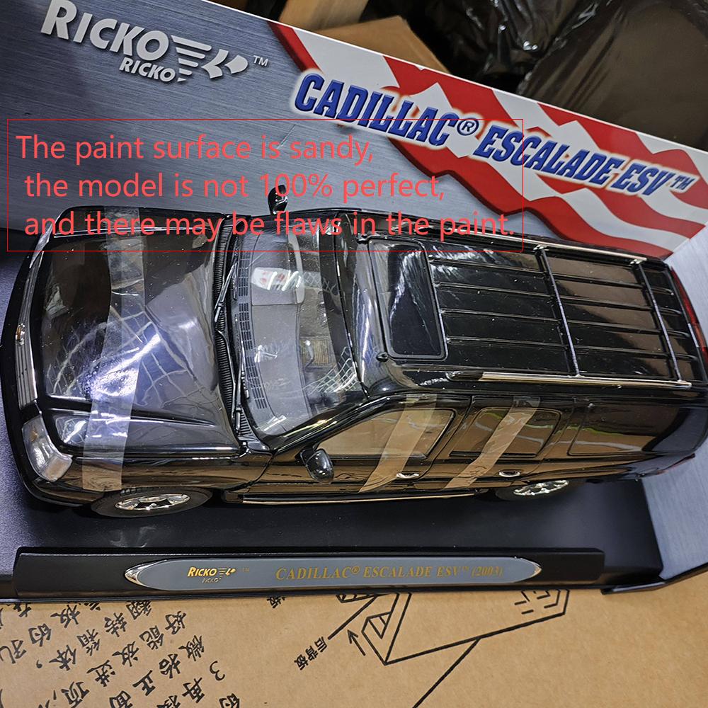 Die-cast 1:18 Scale Out-of-print Rare Cadill Escalade Simulation Alloy Car Model Gift Toy Ornaments Birthday Gift
Die-cast 1:18 Scale Out-of-print Rare Cadill Escalade Simulation Alloy Car Model Gift Toy Ornaments Birthday Gift