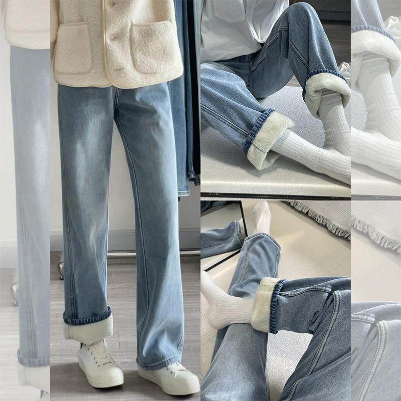 Свободные джинсы с высокой посадкой плюшевые толстые с прямыми штанинами зимние джинсы широкие джинсы 3XL
Свободные джинсы с высокой посадкой плюшевые толстые с прямыми штанинами зимние джинсы широкие джинсы 3XL