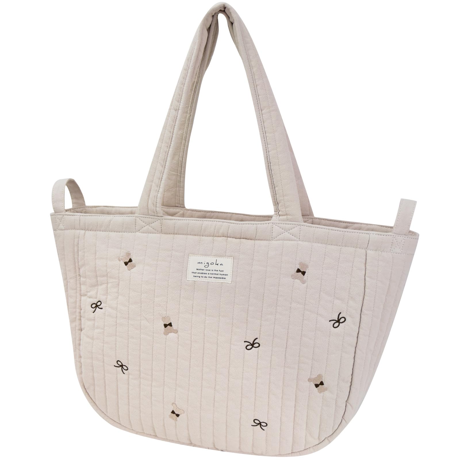 Migoka Women s Beige Tote Bag, migoka0001
Migoka Women s Beige Tote Bag, migoka0001