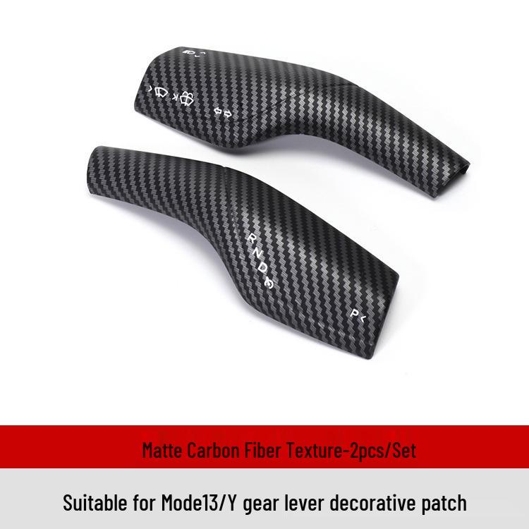 Tesla Model 3/Y Gear and Wiper Lever Decorative Patch Set for Interior Modification
Tesla Model 3/Y Gear and Wiper Lever Decorative Patch Set for Interior Modification
