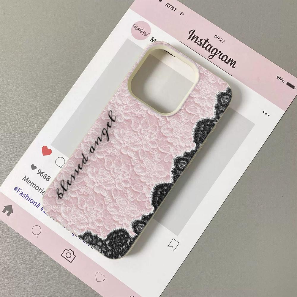 Pink and Black Lace Patterns Phone Case For iPhone 17 17Air 16 15 14 13 12 11 Pro Max Sexy Aesthetics Silicone Soft Cover Funda iPhone 15 Pro Max
Pink and Black Lace Patterns Phone Case For iPhone 17 17Air 16 15 14 13 12 11 Pro Max Sexy Aesthetics Silicone Soft Cover Funda iPhone 15 Pro Max