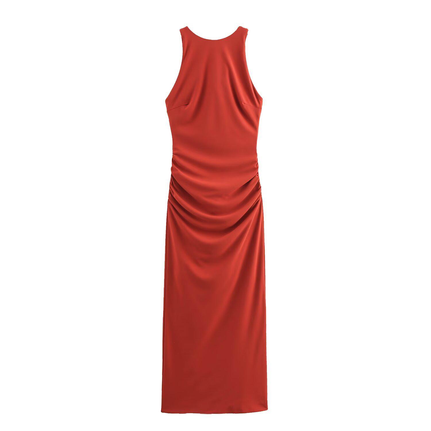2025 Spring Women s Solid Color Halter Neck Cross-Back Midi Dress XS оранжевый/красный
2025 Spring Women s Solid Color Halter Neck Cross-Back Midi Dress XS оранжевый/красный