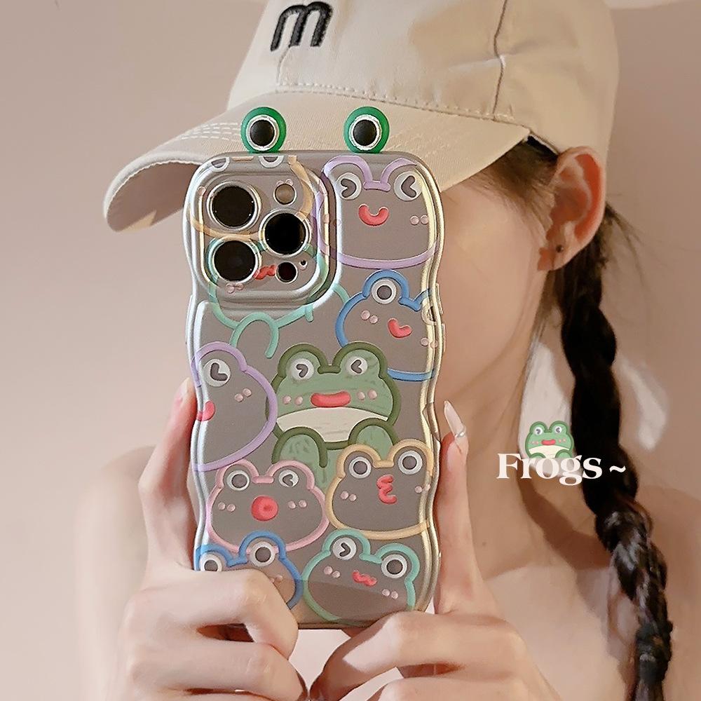 Three dimensional Funny Frog 15promax IPhone Case Iphone14 Metal Silver 16 Wave 11 Suitable for 13 Soft 12pro (6.1)
Three dimensional Funny Frog 15promax IPhone Case Iphone14 Metal Silver 16 Wave 11 Suitable for 13 Soft 12pro (6.1)