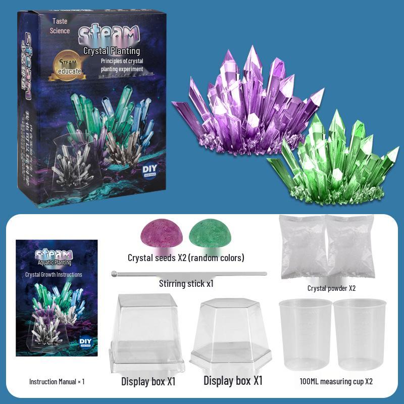 Crystal Growing Kit for Kids: DIY Science Experiment Set
Crystal Growing Kit for Kids: DIY Science Experiment Set