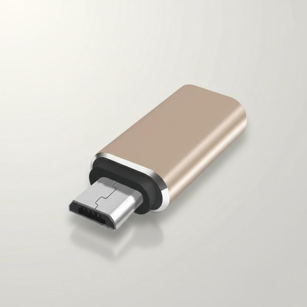 USB C to Micro USB Adapter Aluminium Alloy Type C Female to Micro USB Male Converter for Phone Tablet золотий
USB C to Micro USB Adapter Aluminium Alloy Type C Female to Micro USB Male Converter for Phone Tablet золотий
