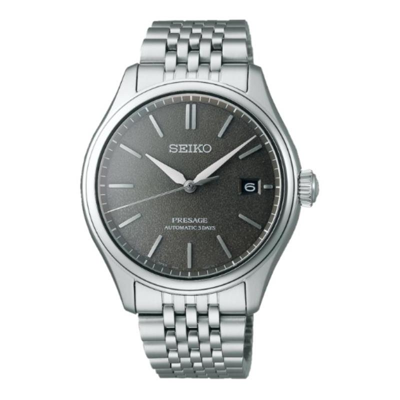 SEIKO Presage series, waterproof depth 100 meters, Automatic, Steel Strap, , men s watch, black dial SARX123
SEIKO Presage series, waterproof depth 100 meters, Automatic, Steel Strap, , men s watch, black dial SARX123