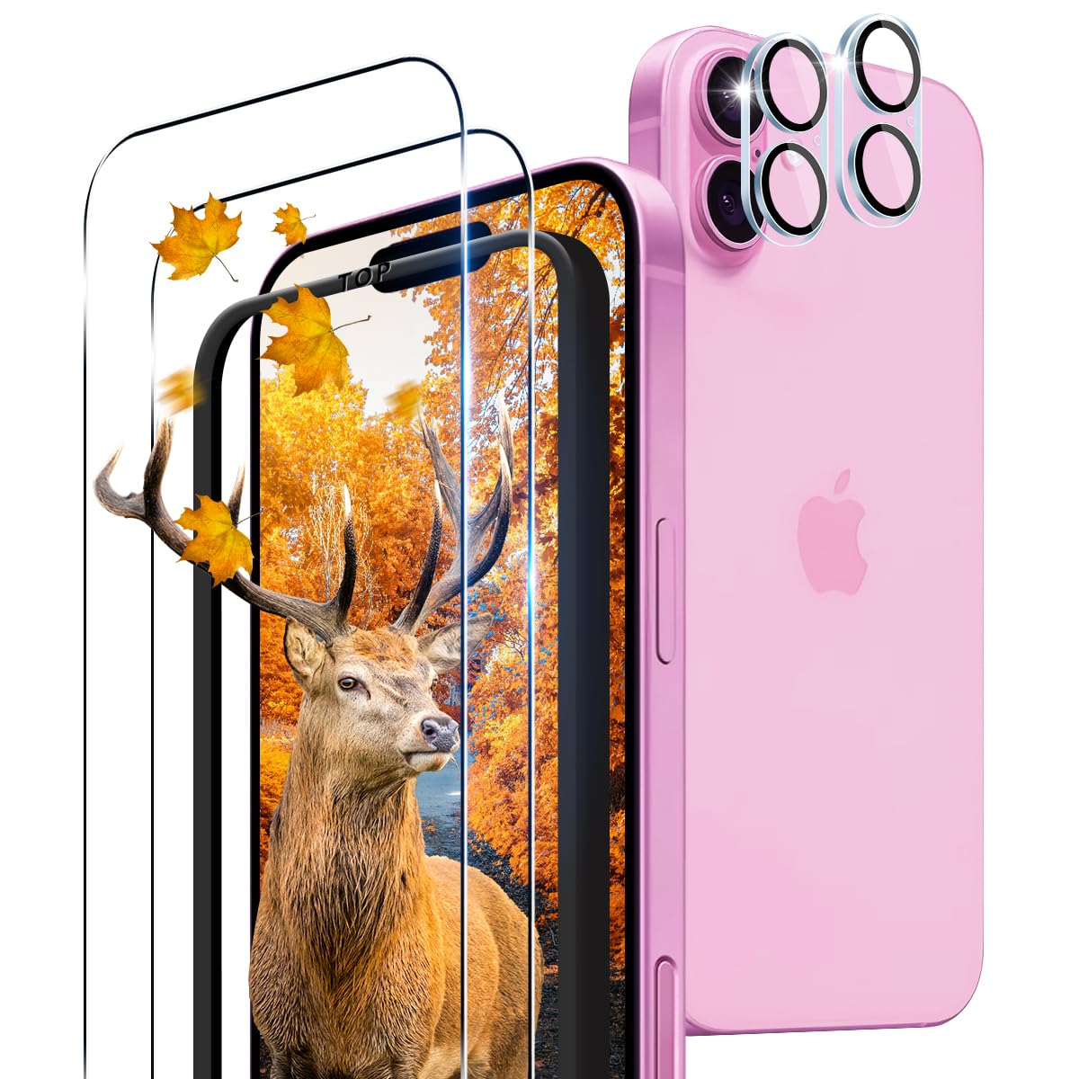 из отпечатков пальцев аутентификации iPhone 16 Plus Стеклянная пленка с направляющей рамкой 2 шт. Пленка для iPhone 16 Plus 2 шт. Комплект защитных пленок для камеры дюйм
из отпечатков пальцев аутентификации iPhone 16 Plus Стеклянная пленка с направляющей рамкой 2 шт. Пленка для iPhone 16 Plus 2 шт. Комплект защитных пленок для камеры дюйм