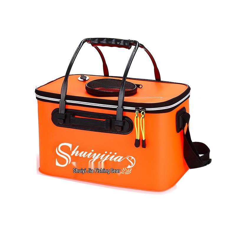 New Large-Capacity Portable Folding EVA Fishing Bucket - Thickened, Multi-Purpose Live Fish Keeper 30*20 with Strap and Skylight (No Handle)
New Large-Capacity Portable Folding EVA Fishing Bucket - Thickened, Multi-Purpose Live Fish Keeper 30*20 with Strap and Skylight (No Handle)
