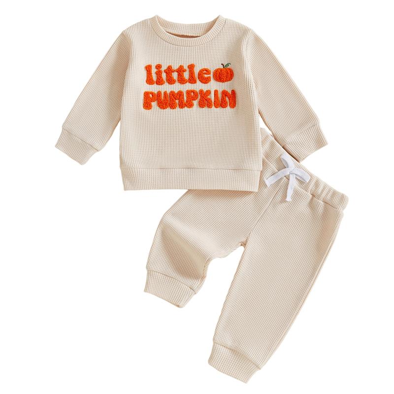 Toddler Clothing Set Baby Boy Halloween Outfit Letter Embroidery Sweatshirt and Elastic Pants 2 Piece Clothes 0-6M бежевий
Toddler Clothing Set Baby Boy Halloween Outfit Letter Embroidery Sweatshirt and Elastic Pants 2 Piece Clothes 0-6M бежевий