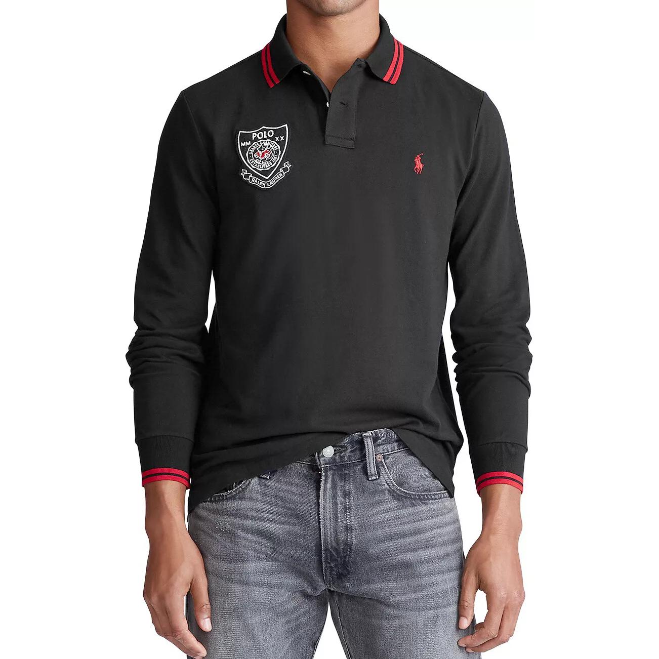 Polo Ralph Lauren Поло с длинным рукавом с вышитым логотипом пони Мужские топы Черный MNPOKNI16820289-001 XS
Polo Ralph Lauren Поло с длинным рукавом с вышитым логотипом пони Мужские топы Черный MNPOKNI16820289-001 XS