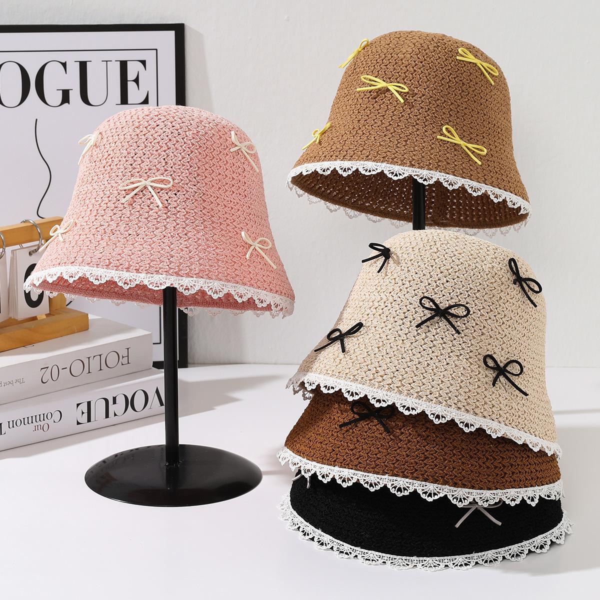 New hollow bucket hat women s summer breathable sunscreen hat sweet bow sunshade bucket hat темно-коричневого кольору
New hollow bucket hat women s summer breathable sunscreen hat sweet bow sunshade bucket hat темно-коричневого кольору