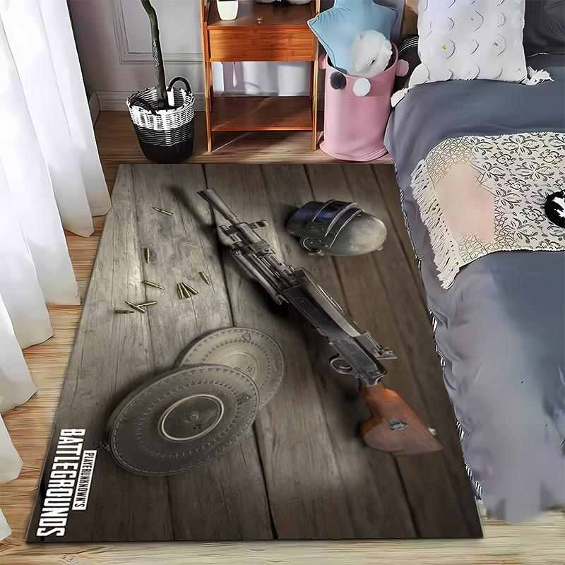Battle Gear Rug with Gun and Helmets Design Suitable for use as an anti-slip game mat for living room and bedroom sofas 40x60cm( 15x23in )
Battle Gear Rug with Gun and Helmets Design Suitable for use as an anti-slip game mat for living room and bedroom sofas 40x60cm( 15x23in )