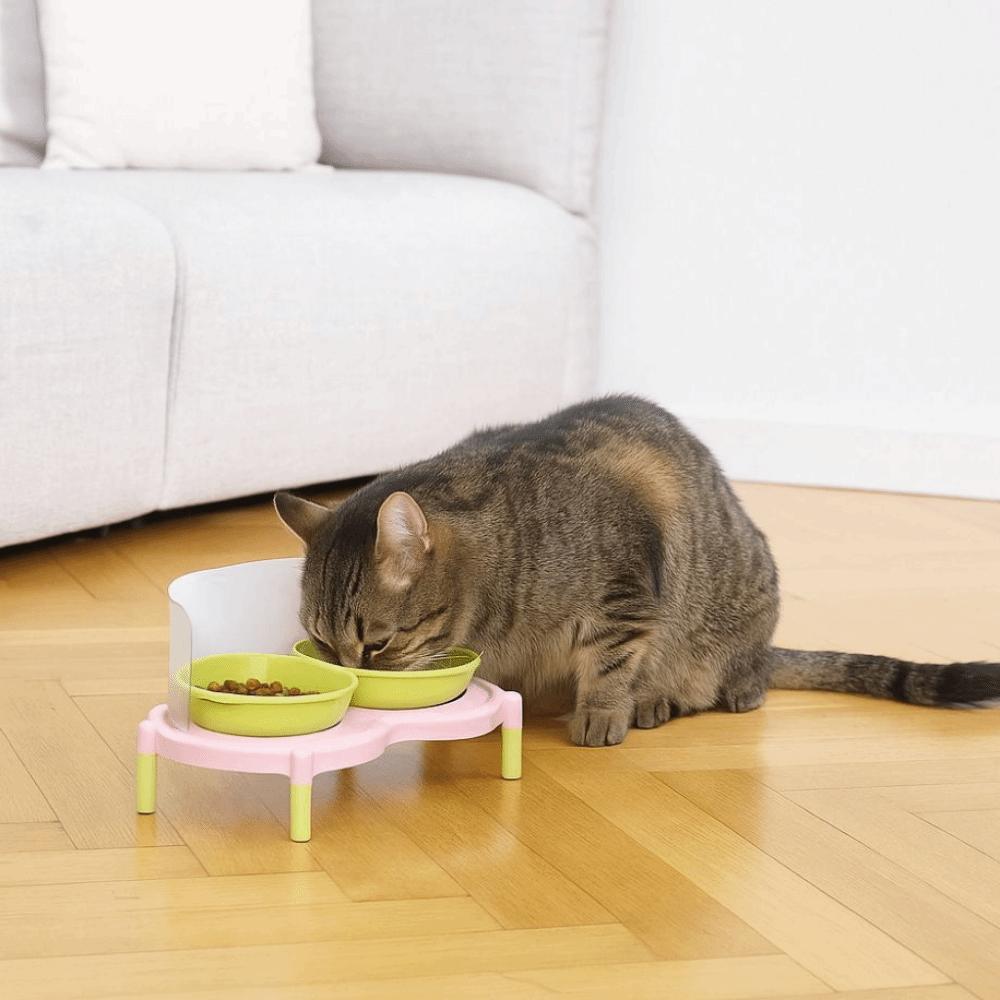 Anti-slip Ceramic Cat Bowl High Foot Pet Neck Protection Bowl Cat Double Bowl for Cats and Dogs зелений
Anti-slip Ceramic Cat Bowl High Foot Pet Neck Protection Bowl Cat Double Bowl for Cats and Dogs зелений