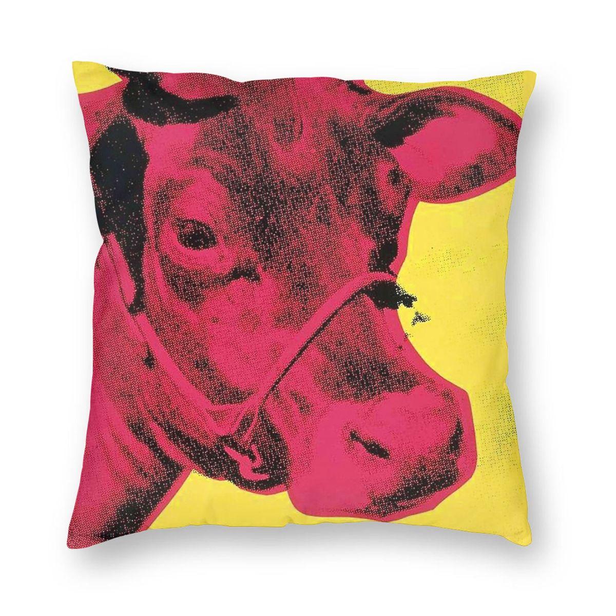 Andy Warhol Pop Art Cow Head Square Pillowcase Polyester Linen Velvet Printed Zip Decorative Car Cushion Case double sided printing:30x30cm
Andy Warhol Pop Art Cow Head Square Pillowcase Polyester Linen Velvet Printed Zip Decorative Car Cushion Case double sided printing:30x30cm
