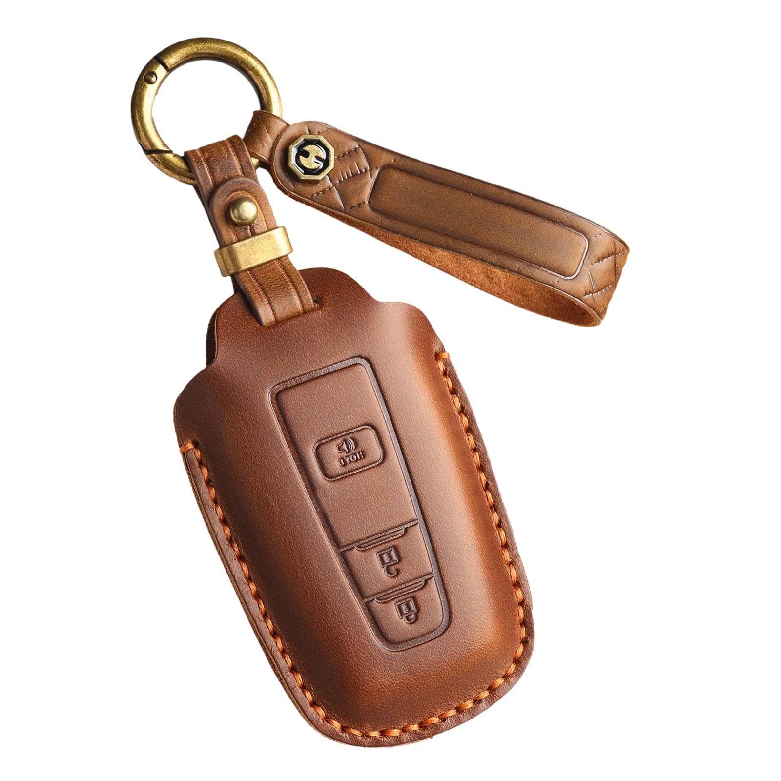 Adapted to Toyota Key Case Keychain Key Cover Prius Corolla Crown RAV4 Prado 86 Mirai Kruger Camry C-HR20222023 etc. Handmade Leather Single Line
Adapted to Toyota Key Case Keychain Key Cover Prius Corolla Crown RAV4 Prado 86 Mirai Kruger Camry C-HR20222023 etc. Handmade Leather Single Line