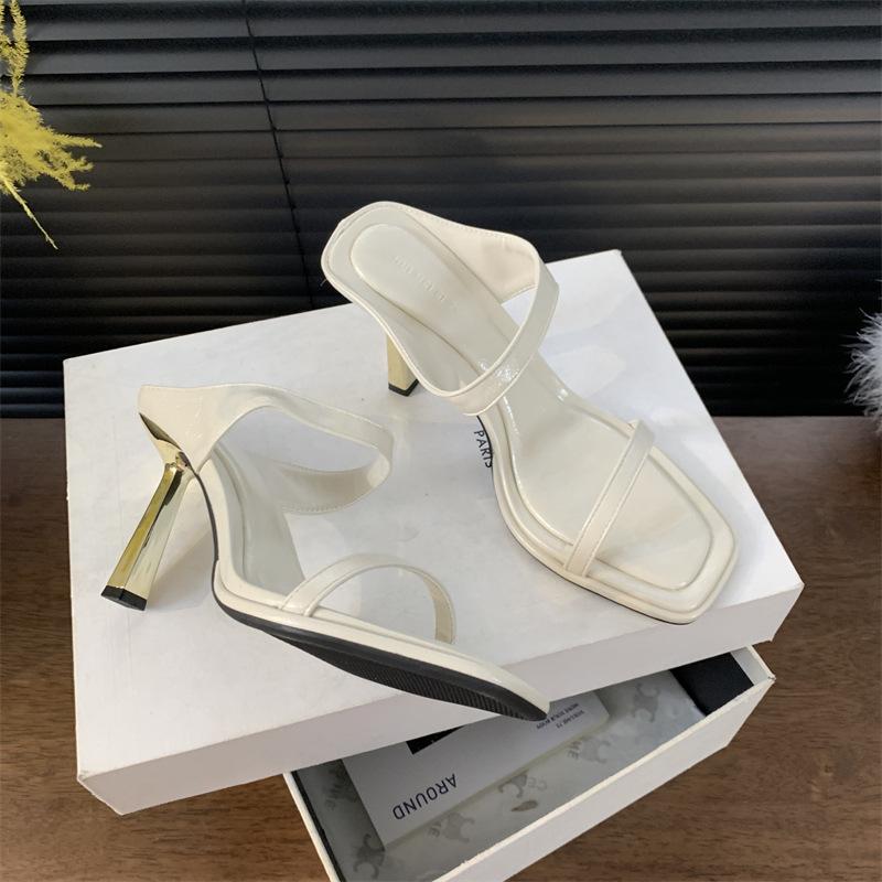 Niche leopard print high heels one-word slippers women s shoes wear new thin heels sandals 40 молочный белый
Niche leopard print high heels one-word slippers women s shoes wear new thin heels sandals 40 молочный белый