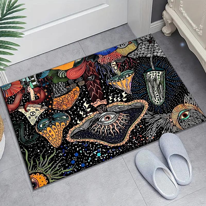 Mushroom Fantasy Polyester Area Rug - Non-Slip, Plush Velvet, Decorative Floor Mat for Bedroom, Living Room, Home Decor - Mystical Print Des 60cm x 90cm
Mushroom Fantasy Polyester Area Rug - Non-Slip, Plush Velvet, Decorative Floor Mat for Bedroom, Living Room, Home Decor - Mystical Print Des 60cm x 90cm