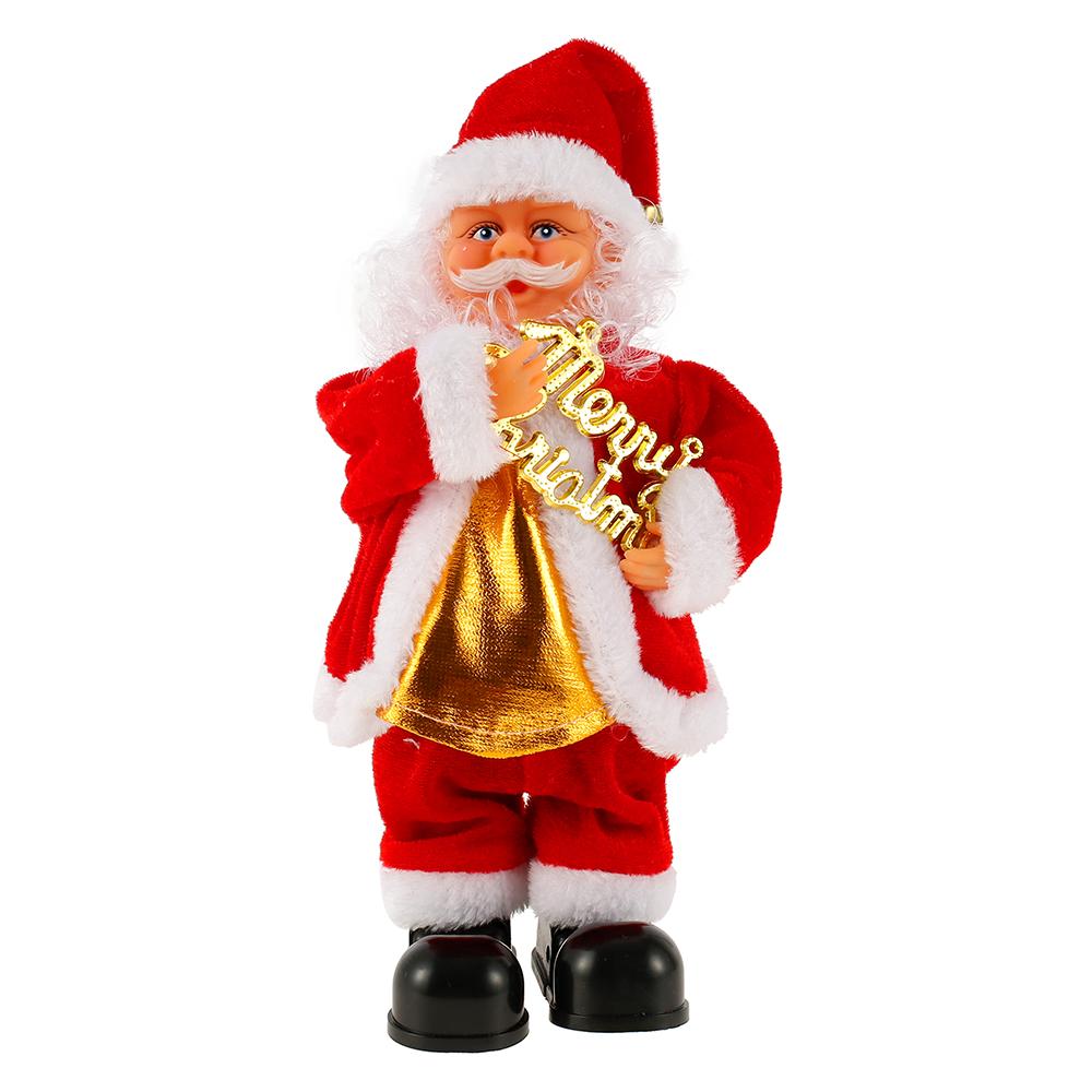 Electric Santa Claus Toy for Kids Battery Operated Santa Plush Doll Christmas Tree Ornaments Dolls Home Party Decorations Gifts
Electric Santa Claus Toy for Kids Battery Operated Santa Plush Doll Christmas Tree Ornaments Dolls Home Party Decorations Gifts