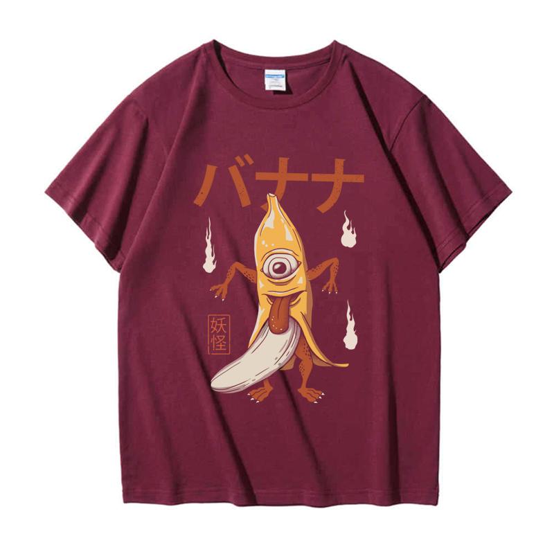 220GSM Тяжелая футболка из 100% хлопка Yokai с принтом банана Мужская повседневная футболка с круглым вырезом Базовые мужские топы
220GSM Тяжелая футболка из 100% хлопка Yokai с принтом банана Мужская повседневная футболка с круглым вырезом Базовые мужские топы