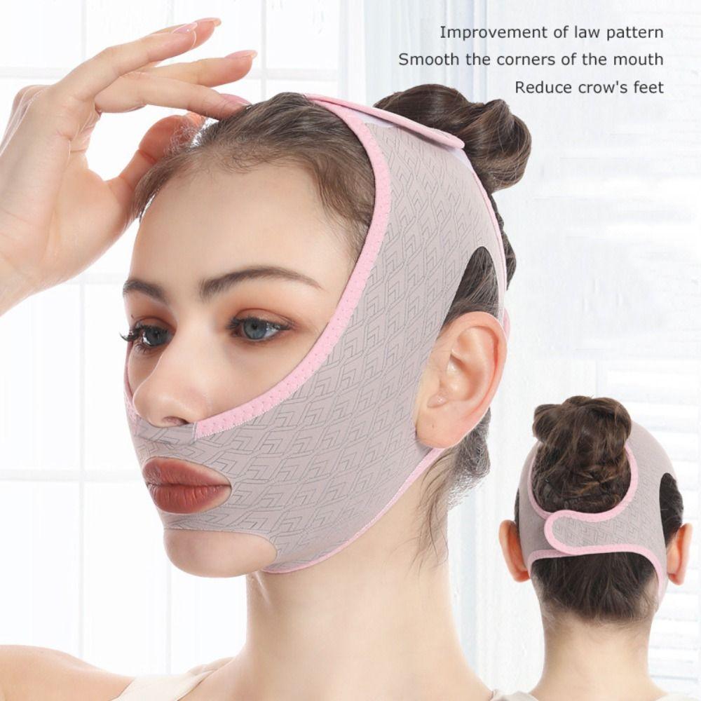 Fastener Double Chin Disappear Protect Mask Face Thinning Bandage Facial Care Beauty Tool jacquard weave
Fastener Double Chin Disappear Protect Mask Face Thinning Bandage Facial Care Beauty Tool jacquard weave