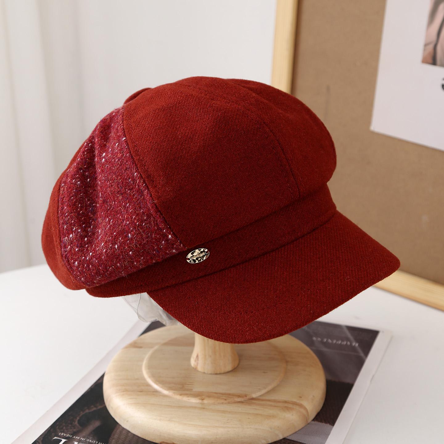 Winter Beret for Women - Thickened Octagonal Newsboy Cap, Cold-Proof Painter Style Hat, Vintage Warm Keep Winter Headwear New M
Winter Beret for Women - Thickened Octagonal Newsboy Cap, Cold-Proof Painter Style Hat, Vintage Warm Keep Winter Headwear New M