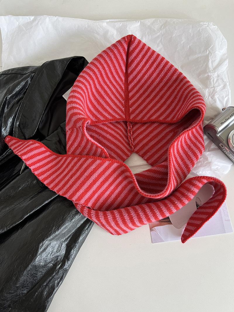 A Variety of Styles Autumn Winter Korean Version Striped Hat Scarf Integrated Women s Warm Shawl Scarf Wool Knitted Hat Hooded красный
A Variety of Styles Autumn Winter Korean Version Striped Hat Scarf Integrated Women s Warm Shawl Scarf Wool Knitted Hat Hooded красный
