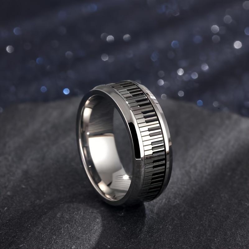 Stainless Steel Piano Ring Hypoallergenic Jewelry for Men, Ideal Opening Graduation Gift for Music Lovers 10
Stainless Steel Piano Ring Hypoallergenic Jewelry for Men, Ideal Opening Graduation Gift for Music Lovers 10