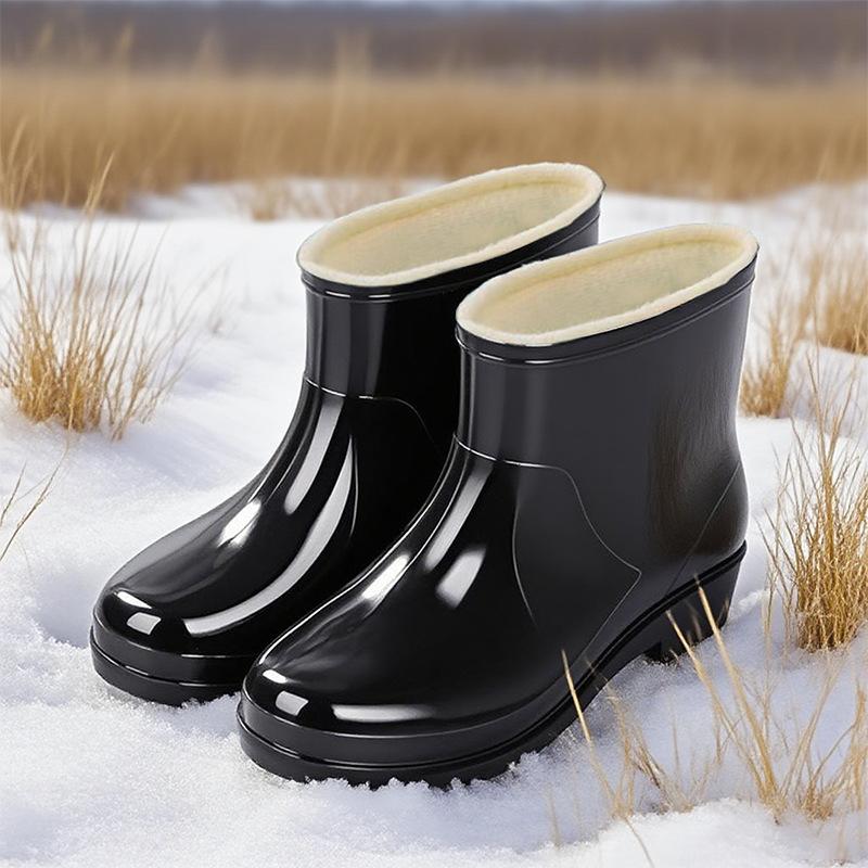 Женские уличные нескользящие и водонепроницаемые дождевые сапоги на толстой подошве с флисовой подкладкой 40
Женские уличные нескользящие и водонепроницаемые дождевые сапоги на толстой подошве с флисовой подкладкой 40