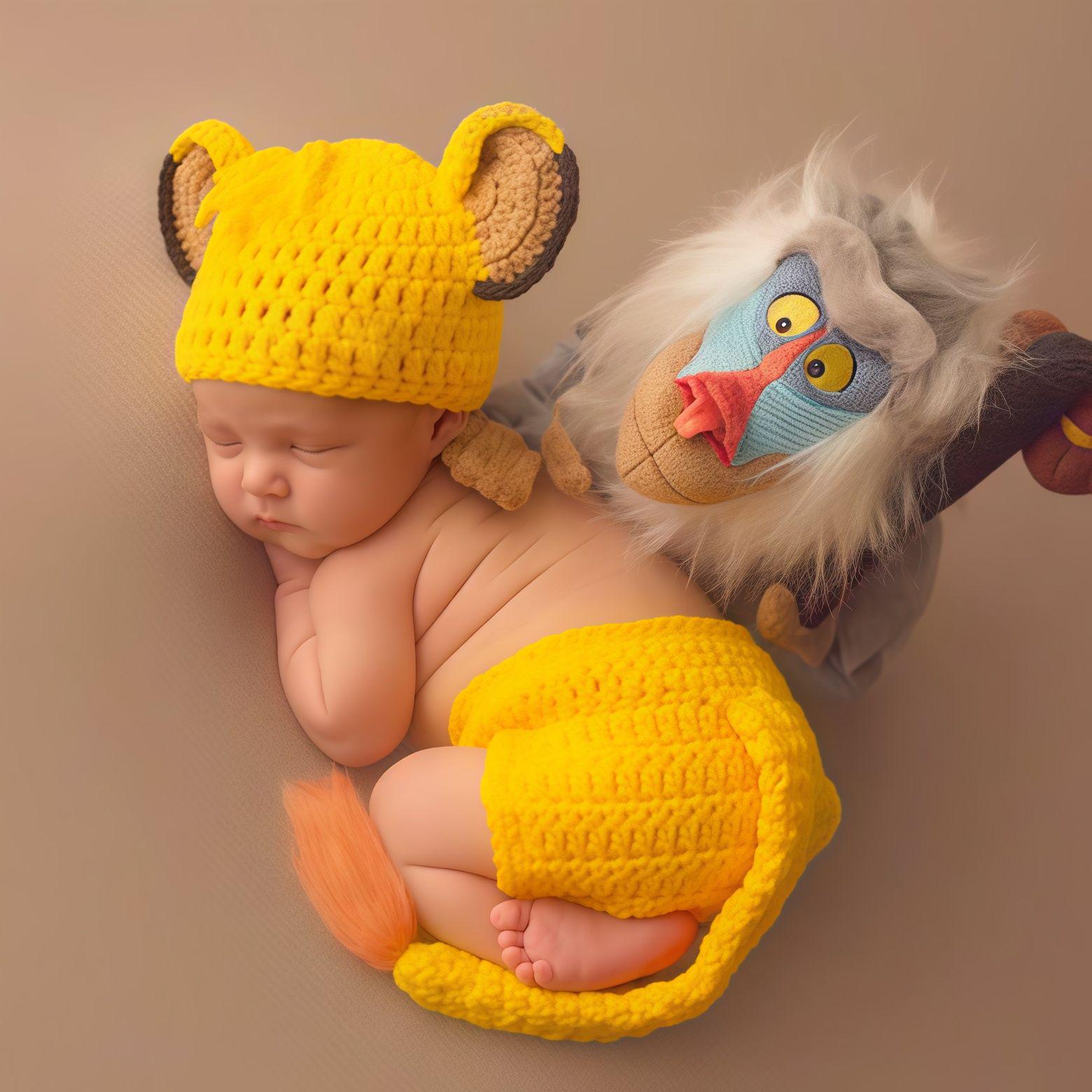 Newborn Lion King Photography Costume - Baby Halloween Outfit Prop Newborn жёлтый
Newborn Lion King Photography Costume - Baby Halloween Outfit Prop Newborn жёлтый