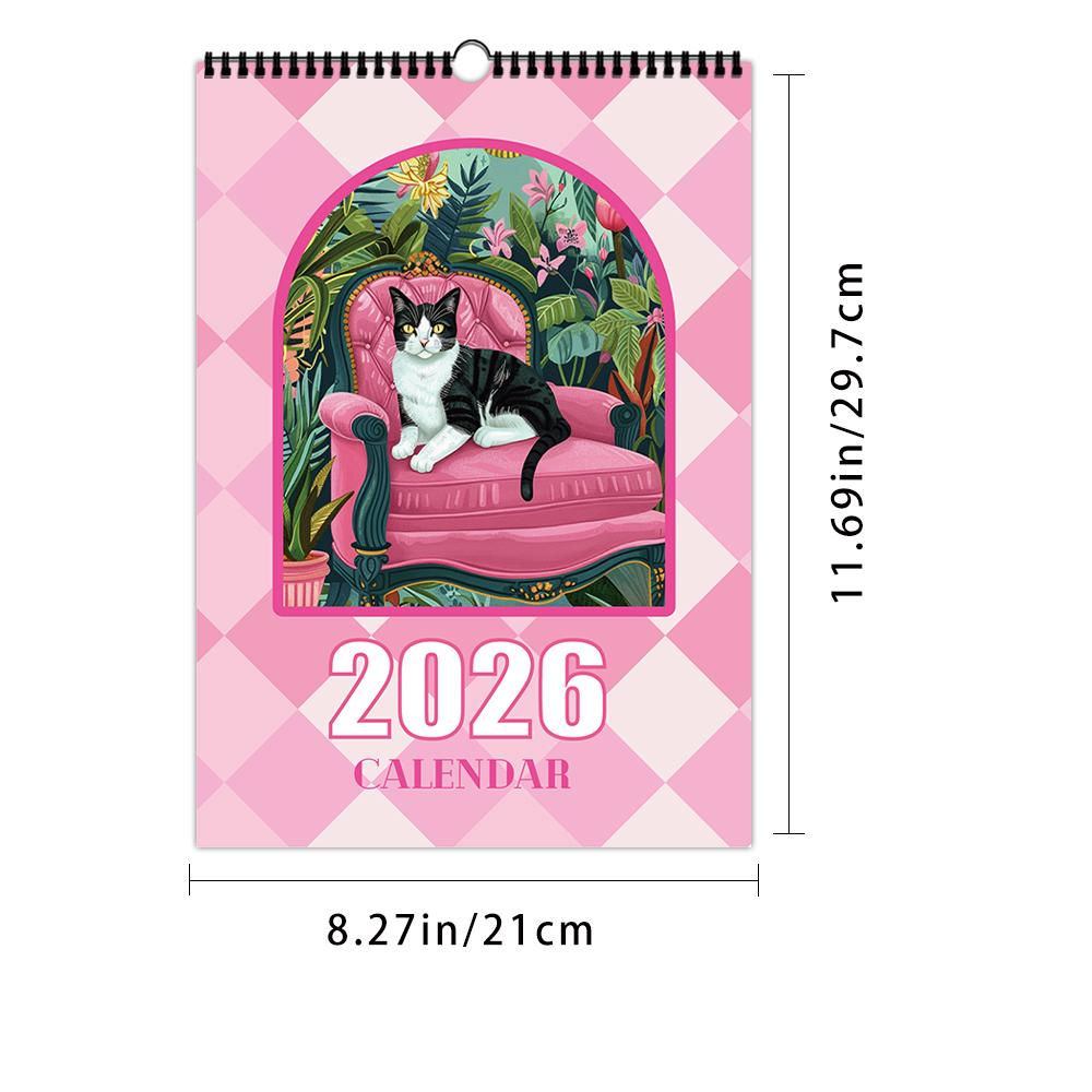 1 шт., Календарь на 2026 год в причудливой тематике - Теплый и исцеляющий, 12 уникальных дизайнов, Настенный календарь, Подарок на день рождения, Рождество, Новый год
1 шт., Календарь на 2026 год в причудливой тематике - Теплый и исцеляющий, 12 уникальных дизайнов, Настенный календарь, Подарок на день рождения, Рождество, Новый год