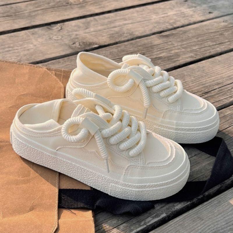 Холщовые туфли, две ленивые туфли с одной педалью, полуперетаскиваемые белые туфли для женщин 2025 года, летние новые нишевые оригинальные туфли с толстой подошвой 35 бежевый
Холщовые туфли, две ленивые туфли с одной педалью, полуперетаскиваемые белые туфли для женщин 2025 года, летние новые нишевые оригинальные туфли с толстой подошвой 35 бежевый