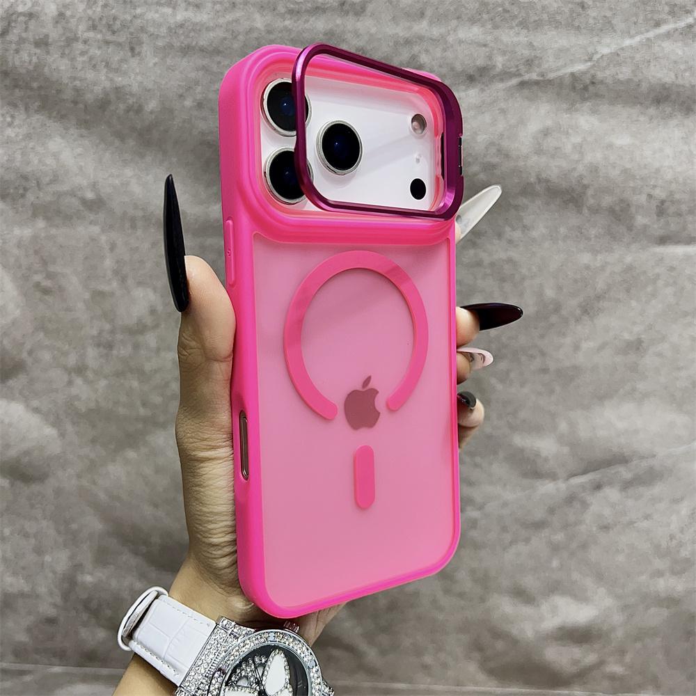 Matte Magnetic Translucent Wireless Charge Stand Case For iPhone 17 Air 16 15 14 13 12 11 17 Pro Max Magsafe Must-Haves Cover Case & Holder&iPhone17
Matte Magnetic Translucent Wireless Charge Stand Case For iPhone 17 Air 16 15 14 13 12 11 17 Pro Max Magsafe Must-Haves Cover Case & Holder&iPhone17