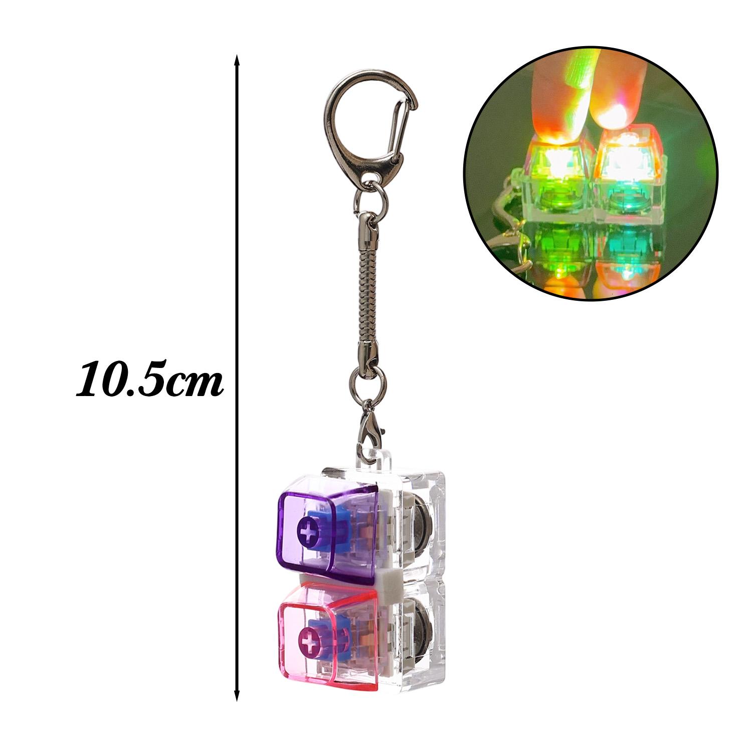 Keyboard Fidget Toy for Adults Fidget Keyboard Clicker Toys with LED Lights Keychain Stress Relief for Anxiety Decompression
Keyboard Fidget Toy for Adults Fidget Keyboard Clicker Toys with LED Lights Keychain Stress Relief for Anxiety Decompression