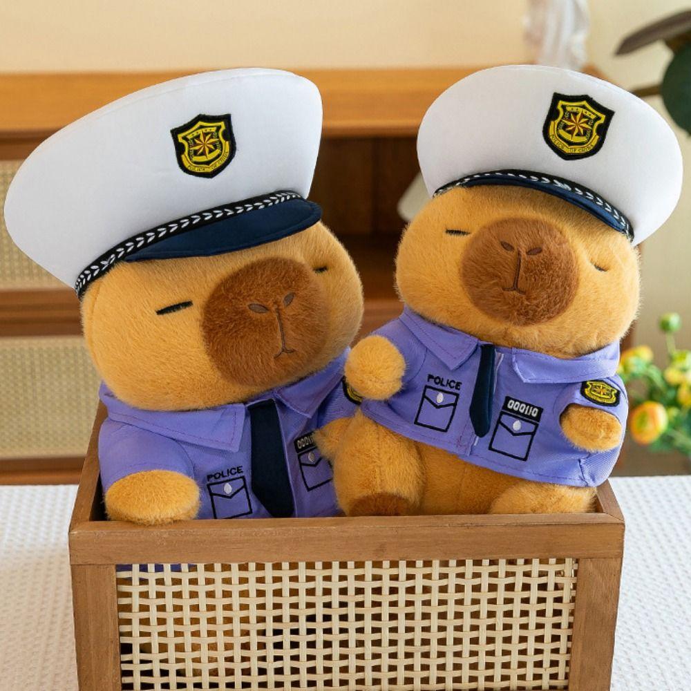 Имитация полицейской капибары куклы с одеждой животные плюшевые игрушки домашний декор
Имитация полицейской капибары куклы с одеждой животные плюшевые игрушки домашний декор
