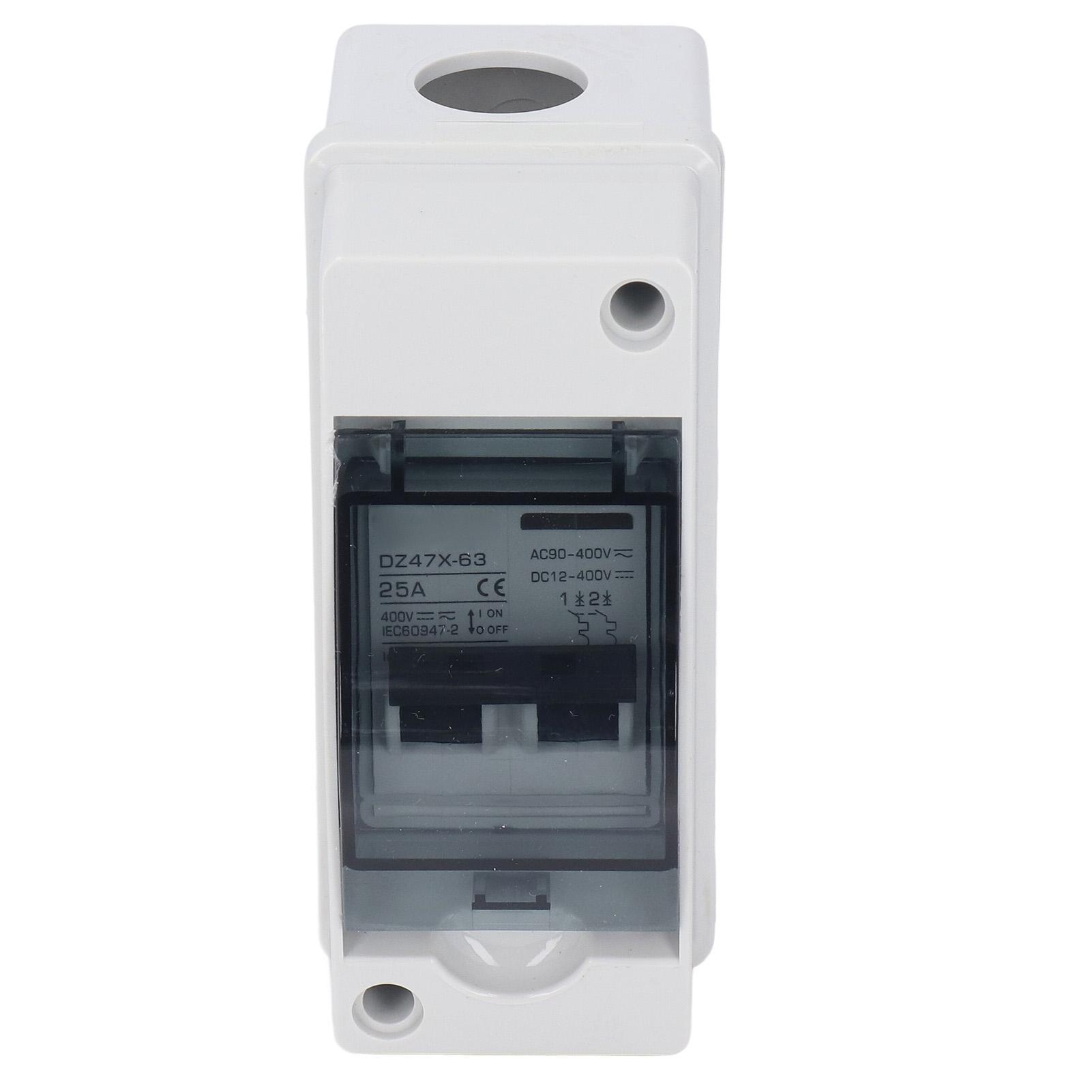 DC Miniature Circuit Breaker 2P 25A DC12V400V AC90400V Disconnecting Switch IP65 Waterproof for
DC Miniature Circuit Breaker 2P 25A DC12V400V AC90400V Disconnecting Switch IP65 Waterproof for