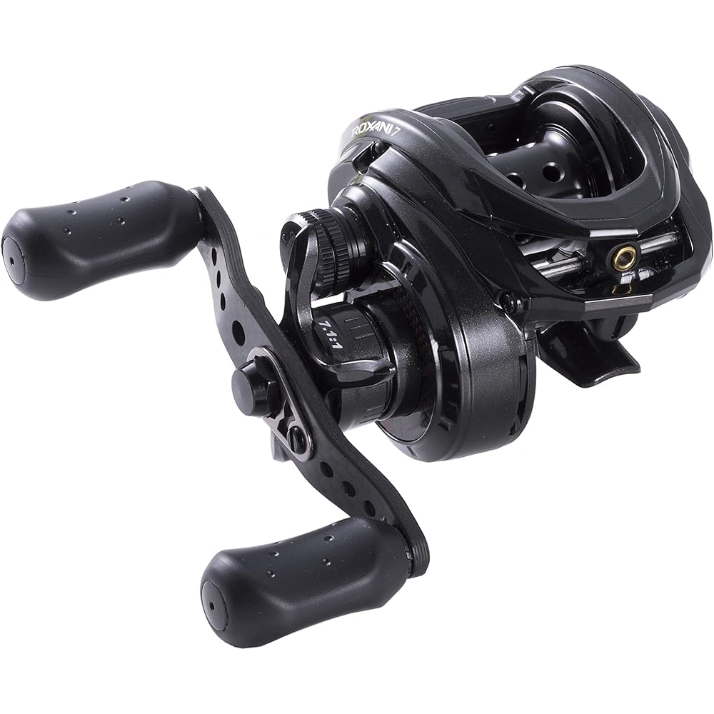 AbuGarcia Roxani7 Right Hand High Gear Baitcasting Reel Carbon Handle Saltwater Compatible
AbuGarcia Roxani7 Right Hand High Gear Baitcasting Reel Carbon Handle Saltwater Compatible