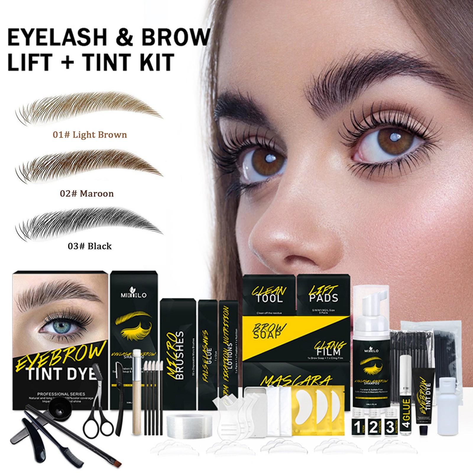Instant Eyelash & Eyebrow Color Black Kit Dye-and-Ron Case 2-in-1 Eyelash And Eyebrow Dye-and-Ron Case Bushy Eyebrow Makeup For 6 Weeks 10ml One Size коричневый
Instant Eyelash & Eyebrow Color Black Kit Dye-and-Ron Case 2-in-1 Eyelash And Eyebrow Dye-and-Ron Case Bushy Eyebrow Makeup For 6 Weeks 10ml One Size коричневый