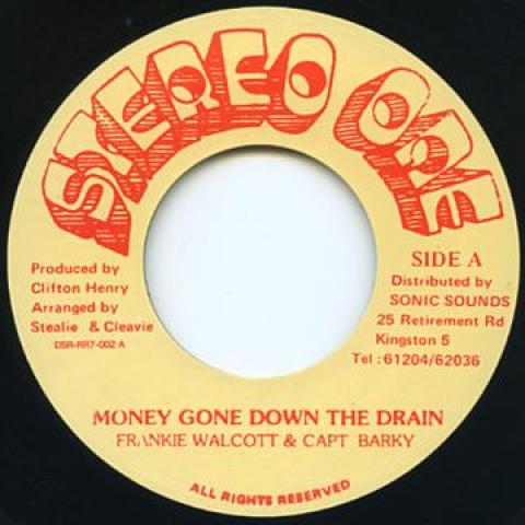 7inch Record FRANKIE WILMOTT, CAPTAIN BARKEY - Money Gone Down The Drain RR7002 Stereo One 2015 Japan Reggae, Ska & Dub
7inch Record FRANKIE WILMOTT, CAPTAIN BARKEY - Money Gone Down The Drain RR7002 Stereo One 2015 Japan Reggae, Ska & Dub