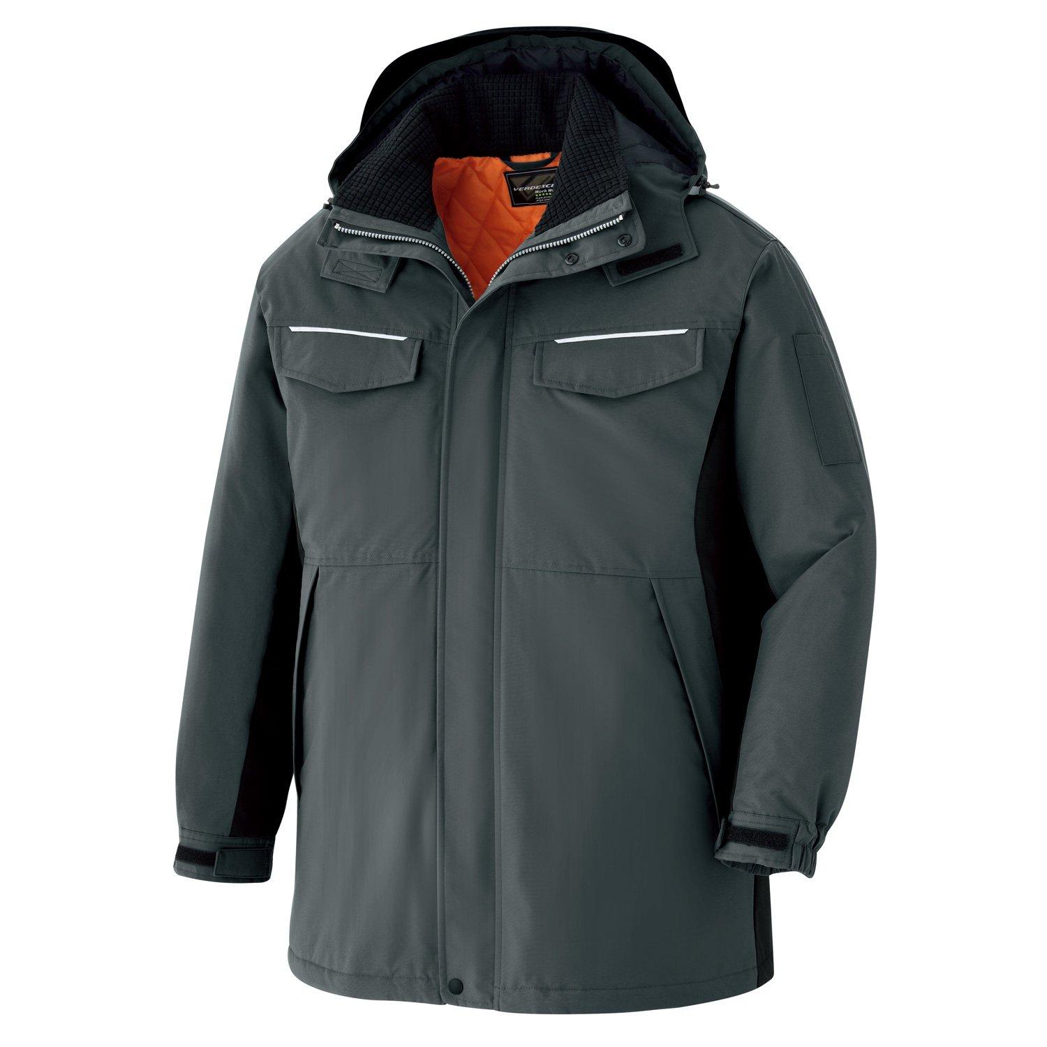 Midori Anzen Verdexcel Winter Charcoal Gray x Size 4L Coat, Unisex, Anti-Static, Draped, Waterproof, VE1041, Top, Black,
Midori Anzen Verdexcel Winter Charcoal Gray x Size 4L Coat, Unisex, Anti-Static, Draped, Waterproof, VE1041, Top, Black,