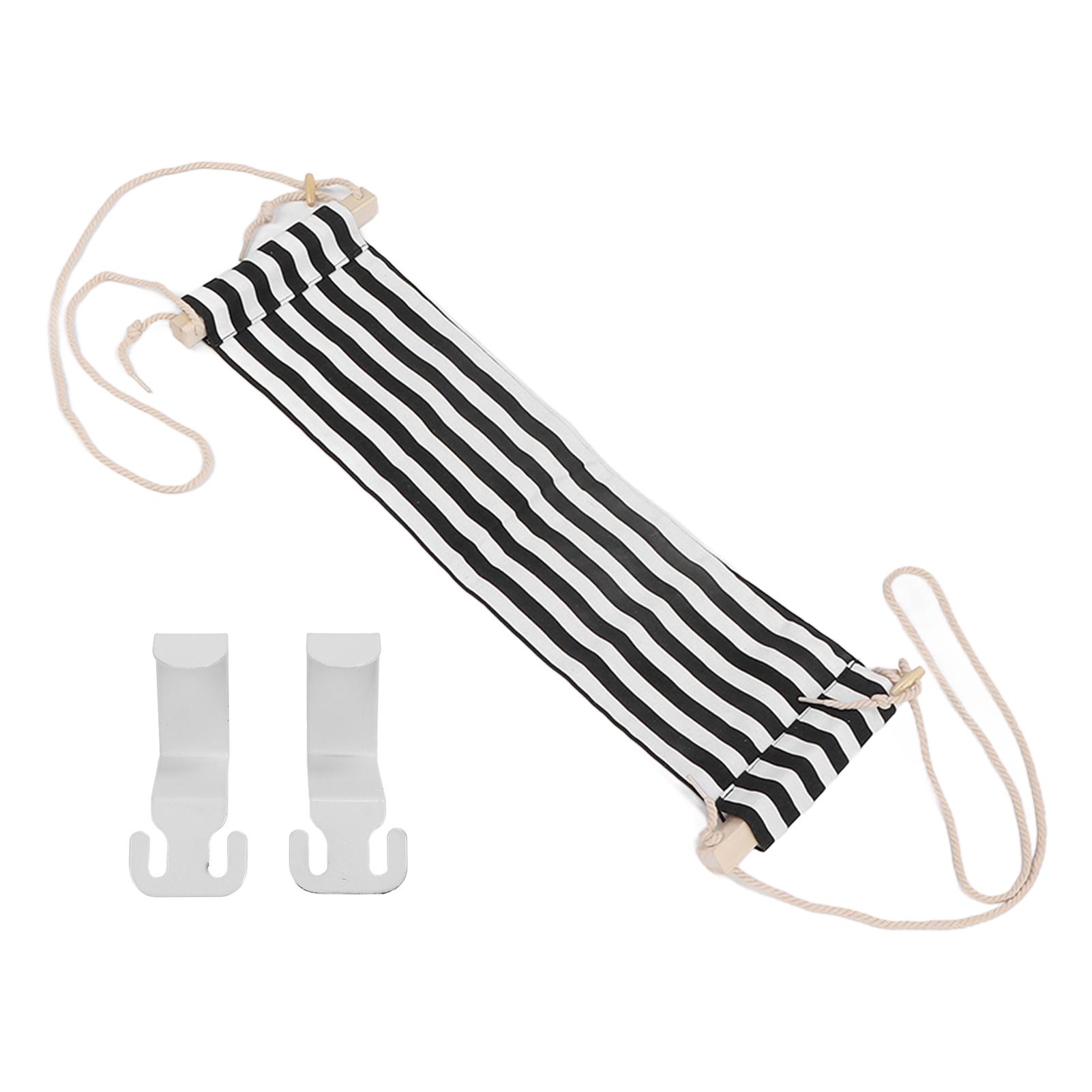 Footrest Black and White Streaks Soft Breathable Adjustable Foot Hammock Swing Footrest
Footrest Black and White Streaks Soft Breathable Adjustable Foot Hammock Swing Footrest
