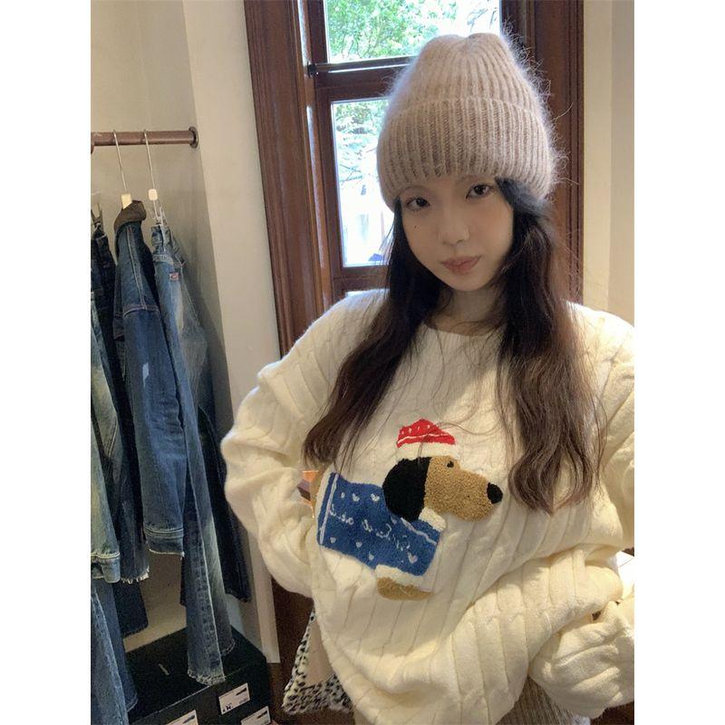 Kumikumi Idle Style Beige Apricot Patch Cable-Knit Pullover Sweaters Women s Clothing Fall Easiest for Match Loose Slim Looking Tops Rice apricot One size
Kumikumi Idle Style Beige Apricot Patch Cable-Knit Pullover Sweaters Women s Clothing Fall Easiest for Match Loose Slim Looking Tops Rice apricot One size