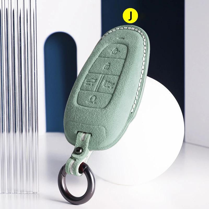 Suede Leather Car Key Case Cover Holder Smart Key Bag For Hyundai Sonata Ioniq 5 Nexo Nx4 Tucson 2022 Sonata 2020 Grandeur Santa
Suede Leather Car Key Case Cover Holder Smart Key Bag For Hyundai Sonata Ioniq 5 Nexo Nx4 Tucson 2022 Sonata 2020 Grandeur Santa