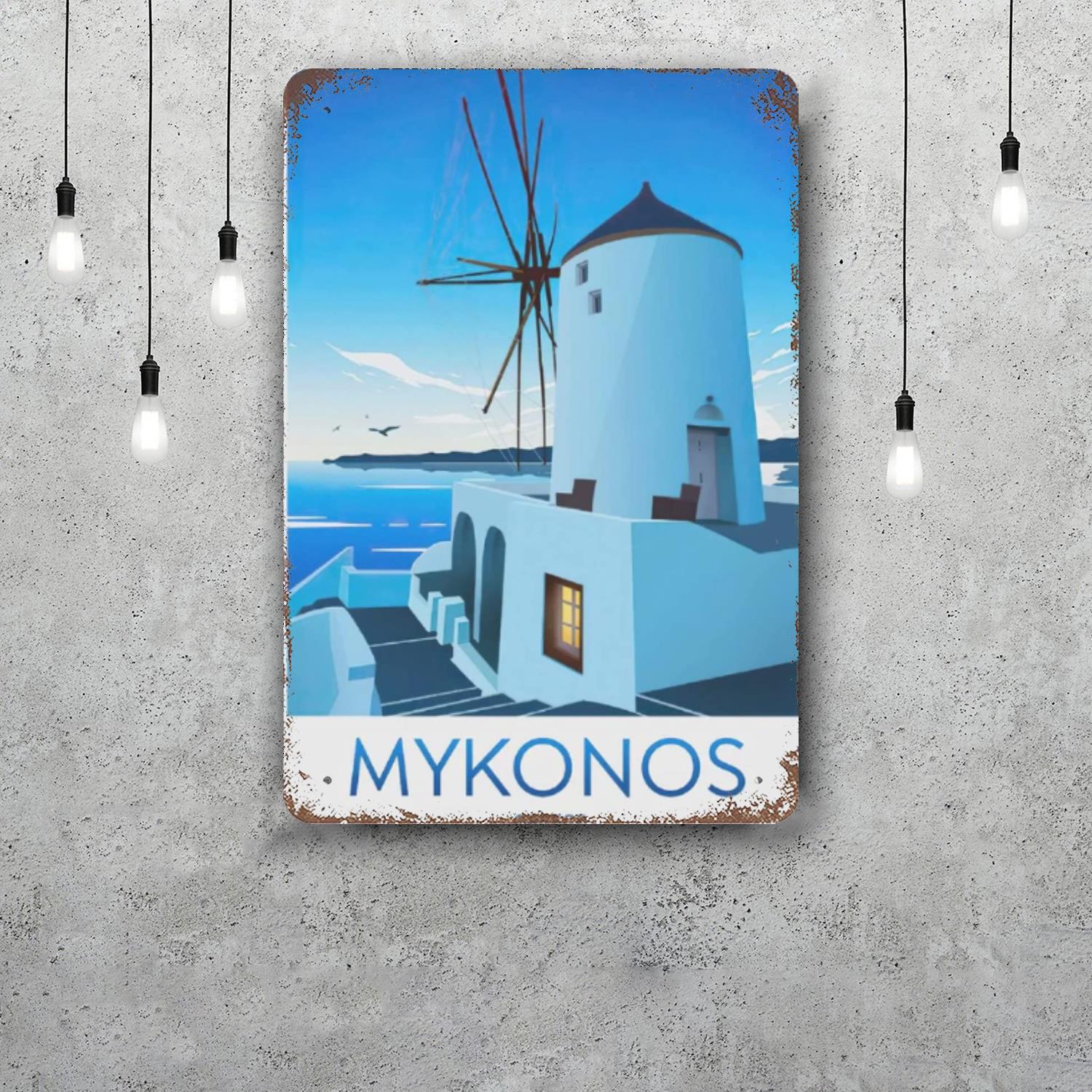 mykonos Vintage Tin Sign Home Decor Wall Decor Art Wall Mural Room Decoration Decor Retro Metal Sign Plate Bar Posters 20x30cm(7.8x11.8inch)
mykonos Vintage Tin Sign Home Decor Wall Decor Art Wall Mural Room Decoration Decor Retro Metal Sign Plate Bar Posters 20x30cm(7.8x11.8inch)