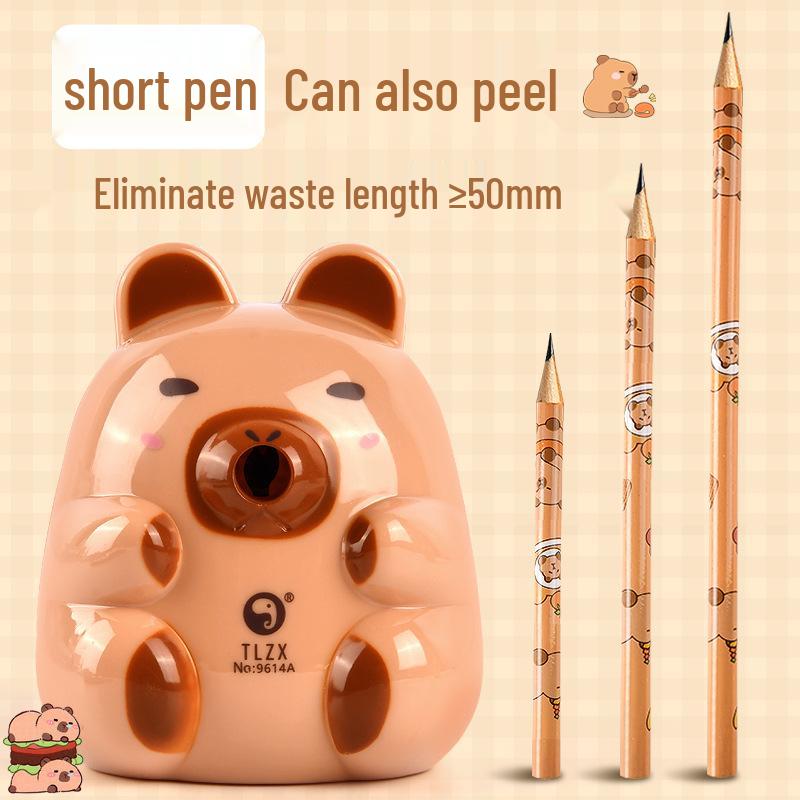 Capybara Hand-Crank Pencil Sharpener: Creative Stationery for Elementary Students with Automatic Lead Advance
Capybara Hand-Crank Pencil Sharpener: Creative Stationery for Elementary Students with Automatic Lead Advance