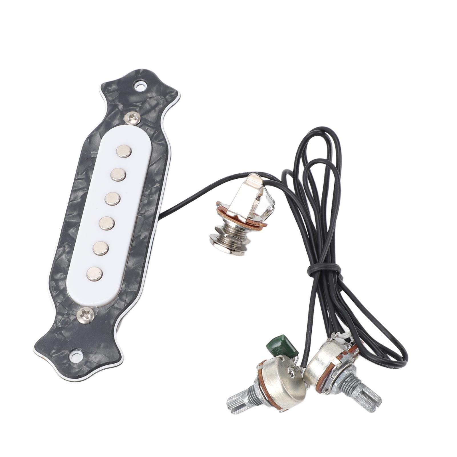 6 St Single Coil Pickup Prewired Electric Guitar Pickup Replacement with Volume and Controls
6 St Single Coil Pickup Prewired Electric Guitar Pickup Replacement with Volume and Controls