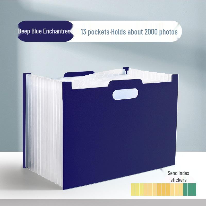 A4 Accordion Handbag Multi-Layer File Folder - Large Capacity Desktop Storage Thin PP 13 Slots
A4 Accordion Handbag Multi-Layer File Folder - Large Capacity Desktop Storage Thin PP 13 Slots