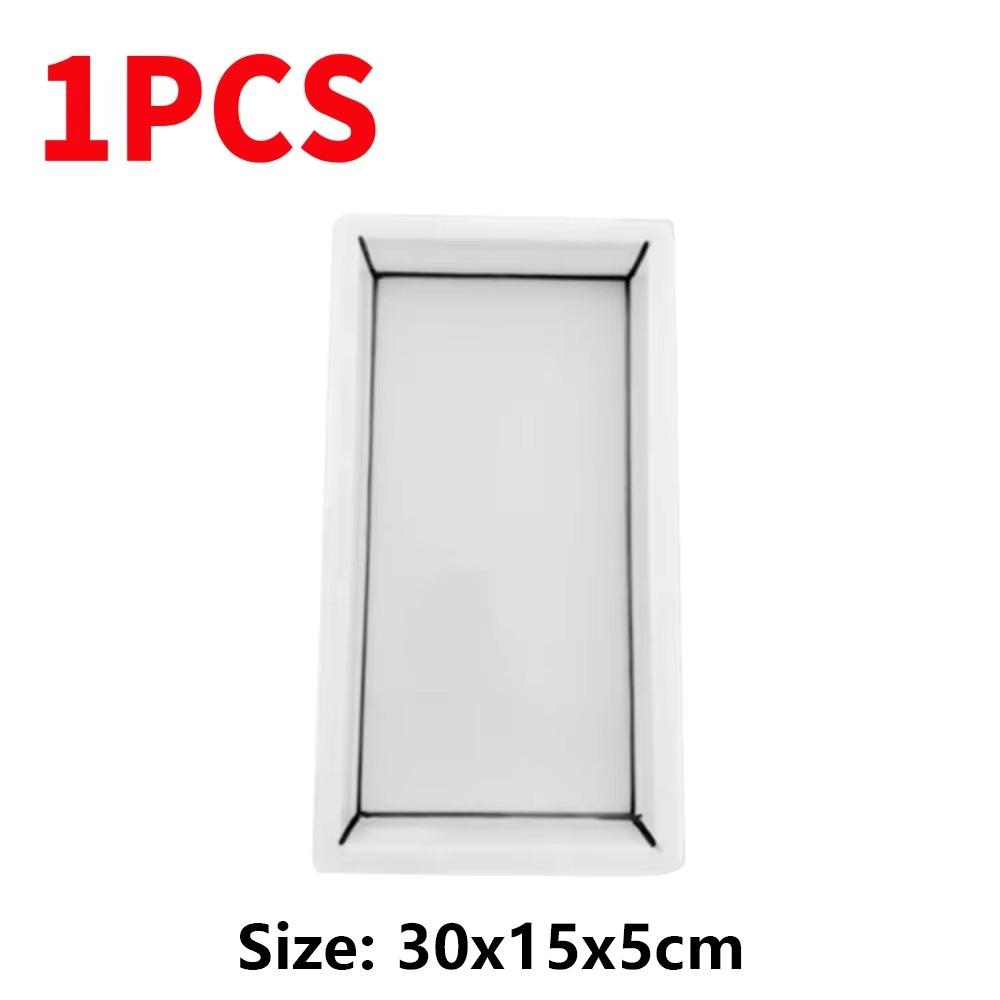 1Pcs 30x15x5cm Paving Brick Mould Plastic Reusable Stepping Stone Paver Rectangle DIY Walkway Brick Mold
1Pcs 30x15x5cm Paving Brick Mould Plastic Reusable Stepping Stone Paver Rectangle DIY Walkway Brick Mold