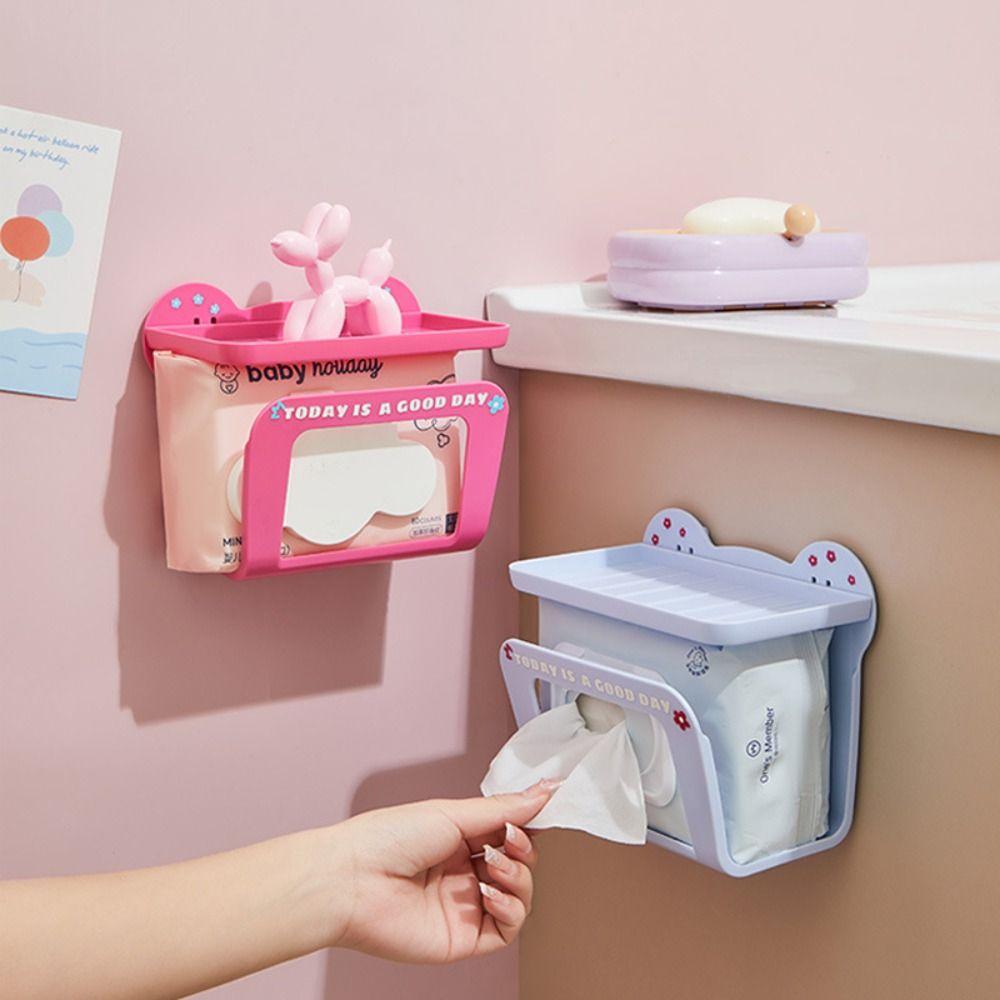 Paper Towel Paper Holder MultiFunction Napkin Storage Box Wall-Mounted Tissue Box for Bathroom рожевий
Paper Towel Paper Holder MultiFunction Napkin Storage Box Wall-Mounted Tissue Box for Bathroom рожевий